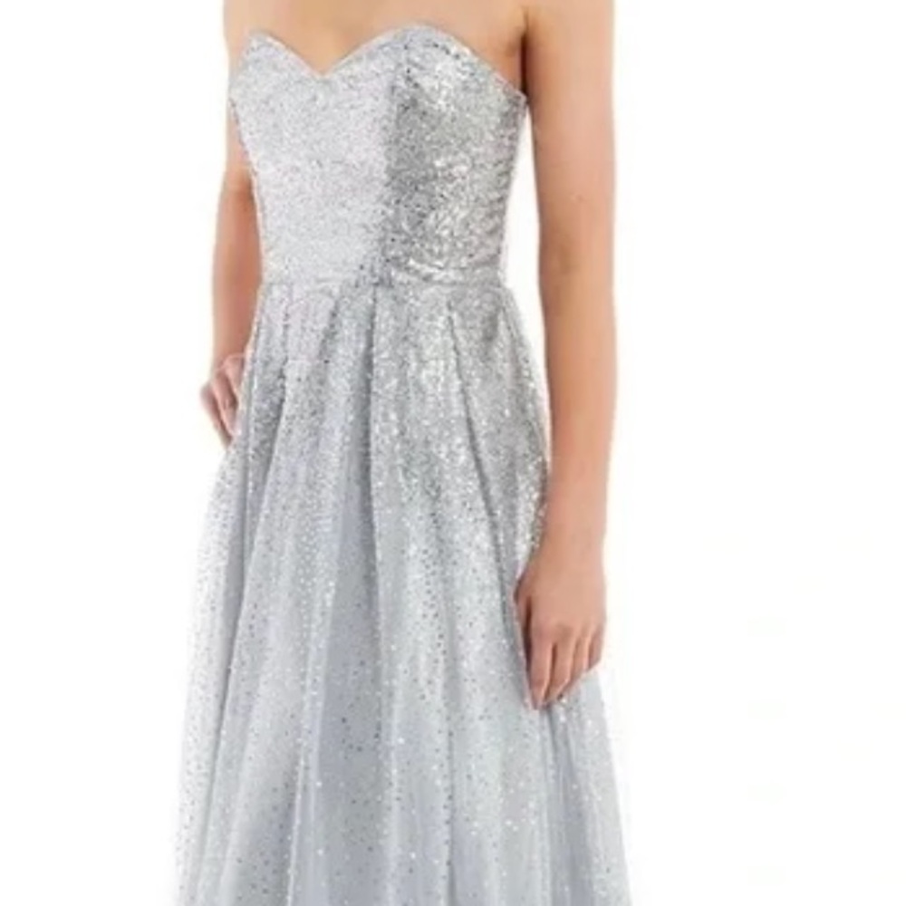 Silver Formal Dress Size 1